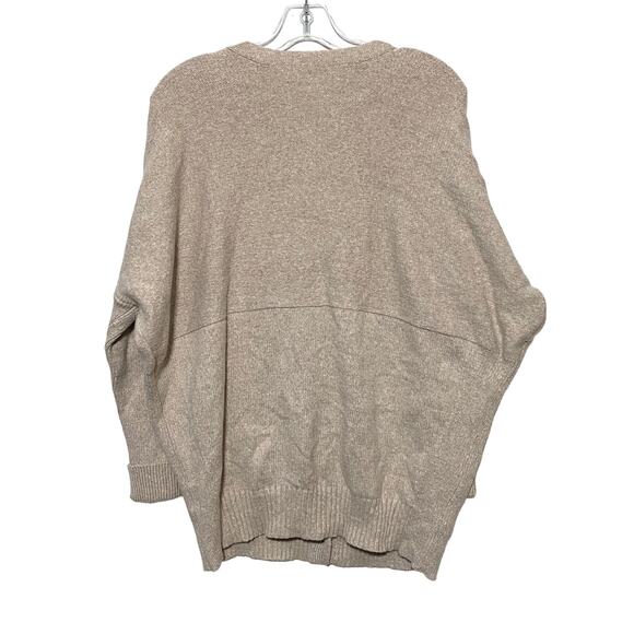 Eileen Fisher Drop Shoulder Dolman Sleeve Cardigan Sweater L Lagenlook Oversized - Picture 2 of 7
